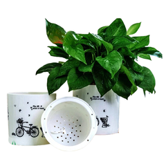 10pcs Flower Pot PP Plastic Garden Nursery Seedling Grow Container TA03/05/09-Off Grid Living Supplies