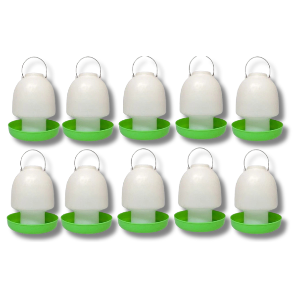 10x 4.0L Poultry Drinkers & Waterers for Birds & Chickens-Off Grid Living Supplies Australia