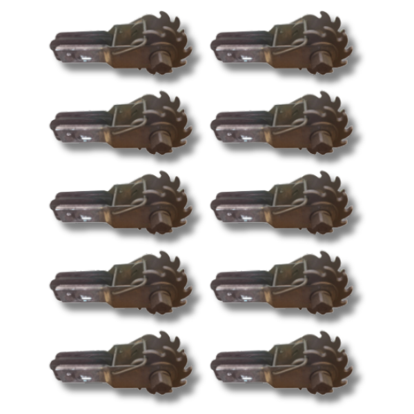 10x Permanent Insulated Ratchet Wire Strainers Bullnose Design for Electric Fence-Off Grid Living Supplies Australia