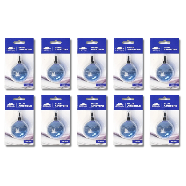 10x Potami 5cm Golf Ball Air Stones for Oxygenated Bubbles in Aqua, Fish & Veg Plant Grow Systems-Off Grid Living Supplies