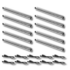 10x T5 Light Fixtures for 2FT 24W UVB Fluorescent Lamps-Off Grid Living Supplies