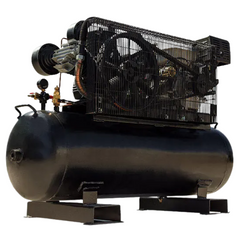 115PSI 150L 18HP Industrial Petrol Air Compressor with Electric Key Start