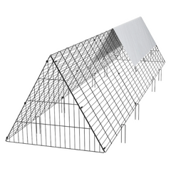 118.1 x 28 x 24.2in Portable Chicken Tunnel for Outdoor Use-Off Grid Living Supplies Australia