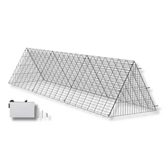 118.1 x 28 x 24.2in Portable Chicken Tunnel for Outdoor Use-Off Grid Living Supplies Australia