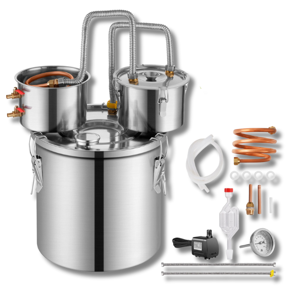 11.4L Wine Distiller with Thumper Keg & 8W Water Pump-Off Grid Living Supplies Australia