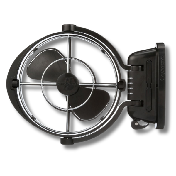 12 / 24V 3 Speed Fan Black For Caravan & RVs-Off Grid Living Supplies Australia