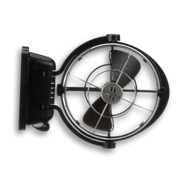 12 / 24V Caravan / RV Fan 4 Speed Black-Off Grid Living Supplies Australia
