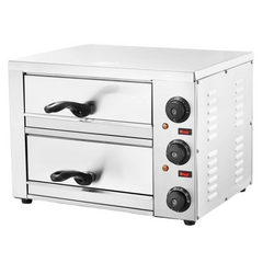 12" Electric Countertop Pizza Oven with Adjustable Temperature & 0-120 Minute Timer-Off Grid Living Supplies Australia