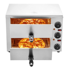 12" Electric Countertop Pizza Oven with Adjustable Temperature & 0-120 Minute Timer-Off Grid Living Supplies Australia