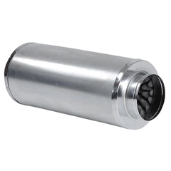 12" Inline Muffler Noise Reducer Silencer 300mm for Duct Fan Air Blower Grow Tent-Off Grid Living Supplies