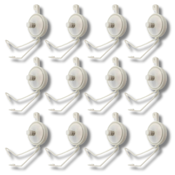 12 Pack Plant Yoyo Hangers 170cm Line with Stopper & Double Hook-Off Grid Living Supplies