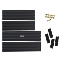 120 x 60 x 30cm Galvanized Steel Garden Bed - Black-Off Grid Living Supplies Australia