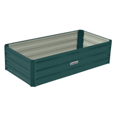 120 x 60 x 30cm Galvanized Steel Garden Bed - Green-Off Grid Living Supplies Australia