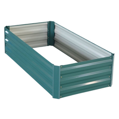 120 x 60 x 30cm Galvanized Steel Garden Bed - Green-Off Grid Living Supplies Australia