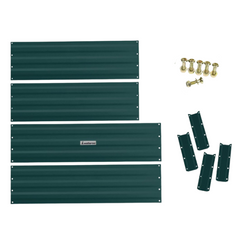 120 x 60 x 30cm Galvanized Steel Garden Bed - Green-Off Grid Living Supplies Australia