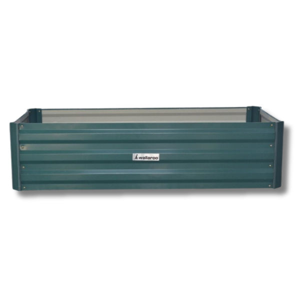 120 x 60 x 30cm Galvanized Steel Garden Bed - Green-Off Grid Living Supplies Australia