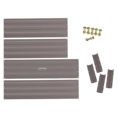 120 x 60 x 30cm Galvanized Steel Garden Bed - Grey-Off Grid Living Supplies Australia