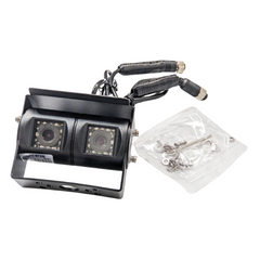120° Black Dual Camera With 15M Camera Cable-Off Grid Living Supplies Australia