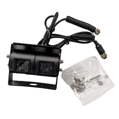 120° Black Dual Camera With 15M Camera Cable-Off Grid Living Supplies Australia