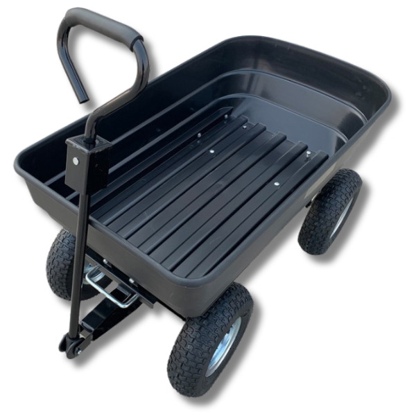 125L Quick-Release Garden Dump Cart - 300kg Capacity-Off Grid Living Supplies Australia