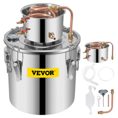 12L / 19L / 30L / 50L Copper Wine Distiller Brewing Kit with Coil-Off Grid Living Supplies Australia
