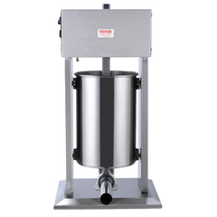 12L Electric Vertical Meat Stuffer - 304 Stainless Steel-Off Grid Living Supplies Australia