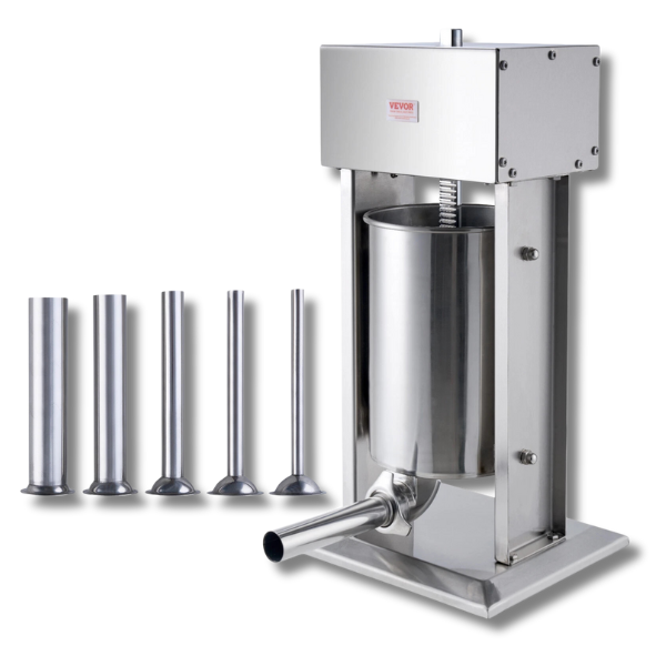 12L Electric Vertical Meat Stuffer - 304 Stainless Steel-Off Grid Living Supplies Australia