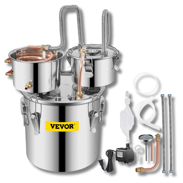 12L Wine Distiller with 3 Pots - Home Brewing Kit-Off Grid Living Supplies Australia