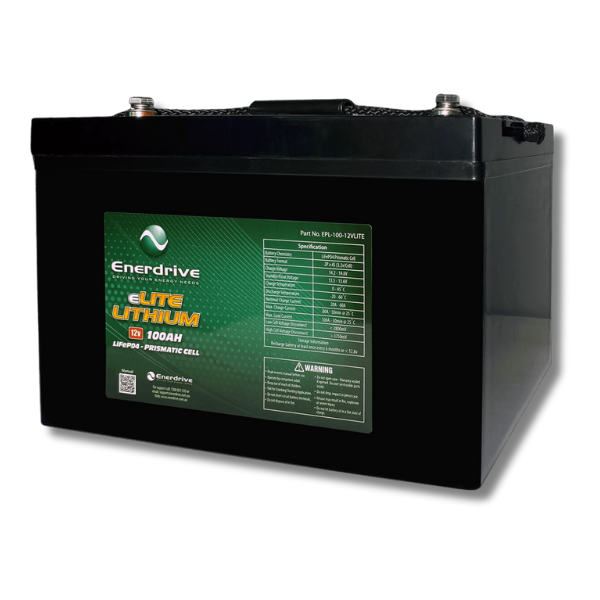 12V 100Ah Elite Lithium Battery For Caravan & RVs-Off Grid Living Supplies Australia