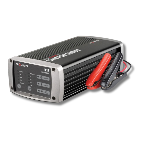 12V 15 Amp 7 Stage Battery Charger For Caravan & RVs-Off Grid Living Supplies Australia