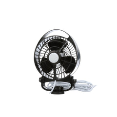 12V Caravan / RV Fan Variable Speed Black Love My Caravan