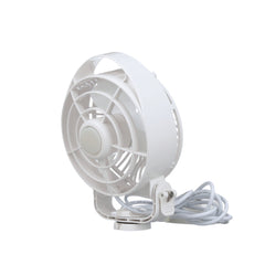 12V Caravan / RV Fan Variable Speed White Love My Caravan