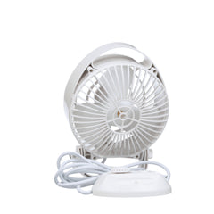 12V Caravan / RV Fan Variable Speed White Love My Caravan