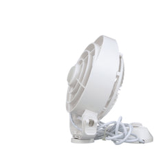 12V Caravan / RV Fan Variable Speed White Love My Caravan
