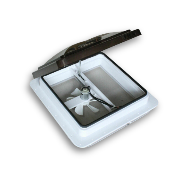 12V Tinted Lid Manual Caravan / RV Roof Vent Hatch-Off Grid Living Supplies Australia