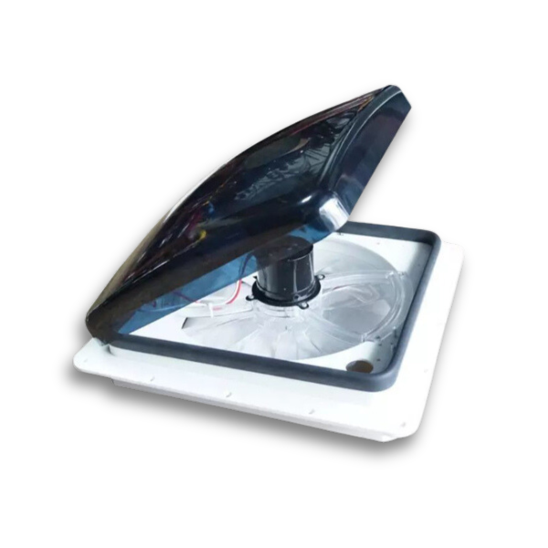 12V Tinted Lid Manual Caravan / RV Roof Vent Hatch-Off Grid Living Supplies Australia