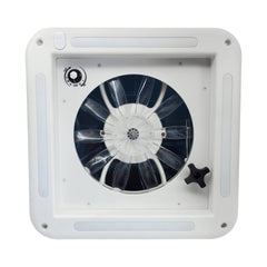 12V Tinted Lid Roof Vent With LED Lights-Off Grid Living Supplies Australia