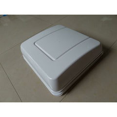 12V White Lid Roof Vent with LED Lights-Off Grid Living Supplies Australia