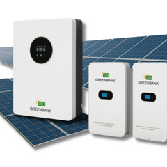 12kW Off Grid Inverter with 20.48kWh Lithium LiFePO4 Batteries (2 x 10.24kWh) & 12 x 550W 6.6kW Solar Panels-Off Grid Living Supplies Australia