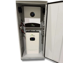 12kW Single Phase Off Grid Inverter with 15.36kWh Lithium LiFePO4 Battery-Off Grid Living Supplies Australia