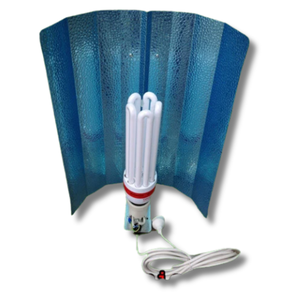 130W CFL 25000K Grow Light Kit with Aluminium Reflector-Off Grid Living Supplies