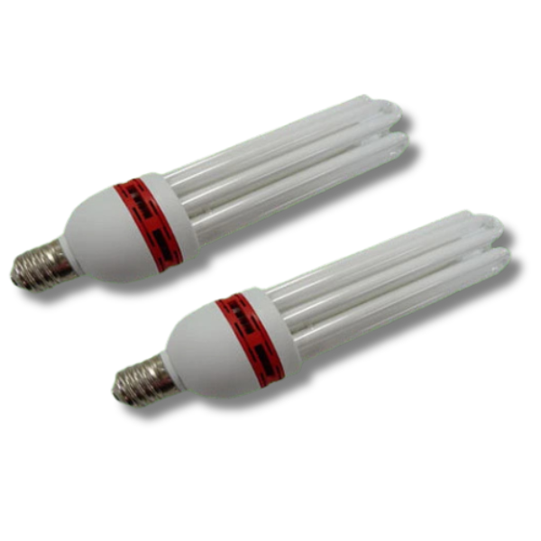 130W CFL Dual Spectrum 2700K + 6400K Compact Fluorescent Twin Lamps-Off Grid Living Supplies