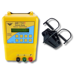 135km MB1760R Mains & Battery Electric Fence Energiser for Steel Posts with Pinlocks - Thunderbird-Off Grid Living Supplies Australia