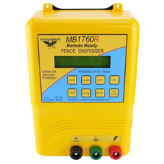 135km MB1760R Mains & Battery Electric Fence Energiser with 400m Thundercord - Thunderbird-Off Grid Living Supplies Australia