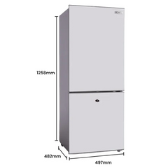 139L Upright Portable Fridge & Freezer 12V / 24V for Caravans / RV's / Motorhomes / Camping - Silver
