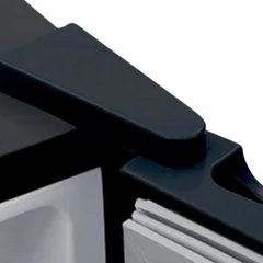 142L Upright Portable Fridge & Freezer 12V / 24V for Caravans / RV's / Motorhomes / Camping - Black