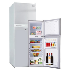 142L Upright Portable Fridge & Freezer 12V / 24V for Caravans / RV's / Motorhomes / Camping - Silver