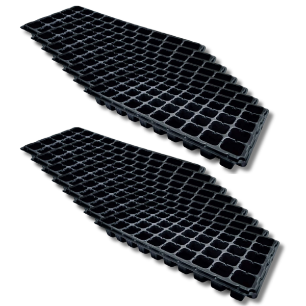 15 Pack Propagation Seeding Trays 50 Cells Plug Tray Black Tray-Off Grid Living Supplies