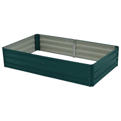 150 x 90 x 30cm Galvanized Steel Garden Bed - Green-Off Grid Living Supplies Australia