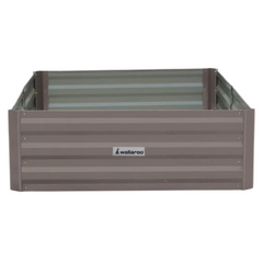 150 x 90 x 30cm Galvanized Steel Garden Bed - Grey-Off Grid Living Supplies Australia